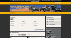 Desktop Screenshot of 4x4-lemercier-occasion.com